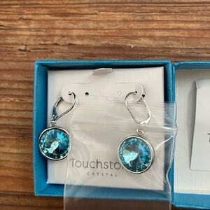 Touchstone Crystal Earrings by Swarovski. Brand new in box.